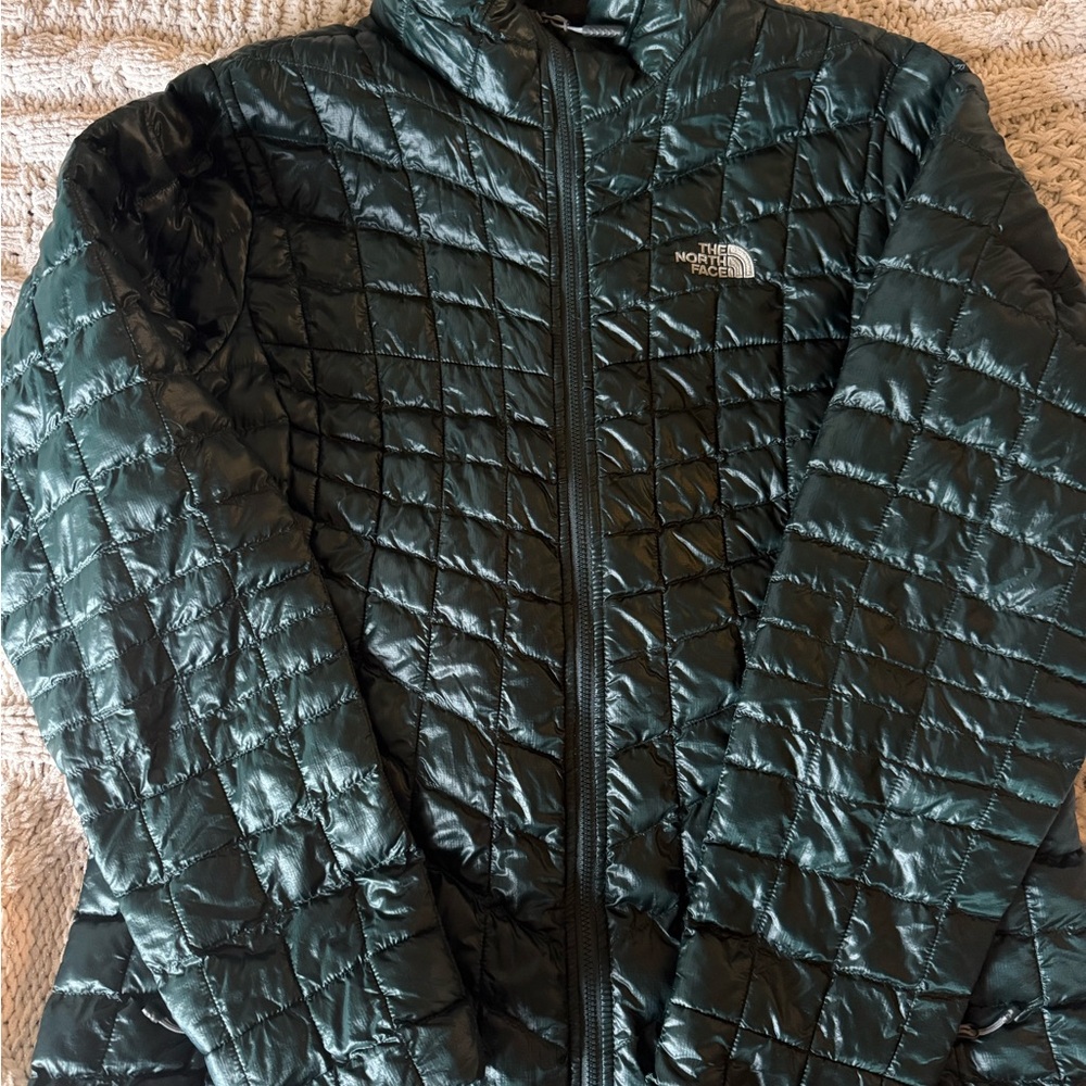 The North Face Women's Quilted Jacket - Dark Green